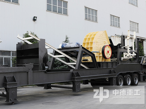 可移动煤矸石粉碎机，时产400吨硬抗固定破碎生产线