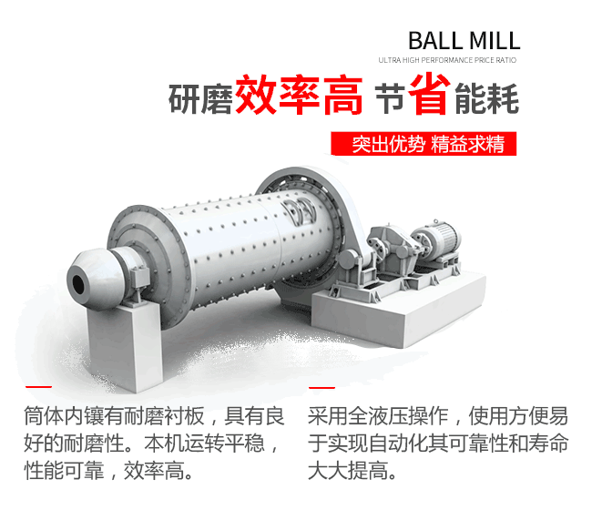 研磨效率高，节省能耗